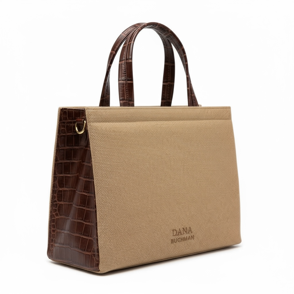 Dana Croc and Canvas Bag
